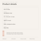 Blush Pink Peel & Stick Wall Tiles — Set of 10